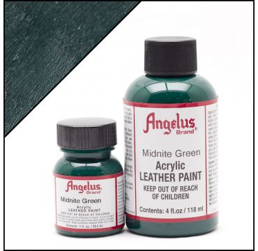 Angelus Leather Paint Midnight Green