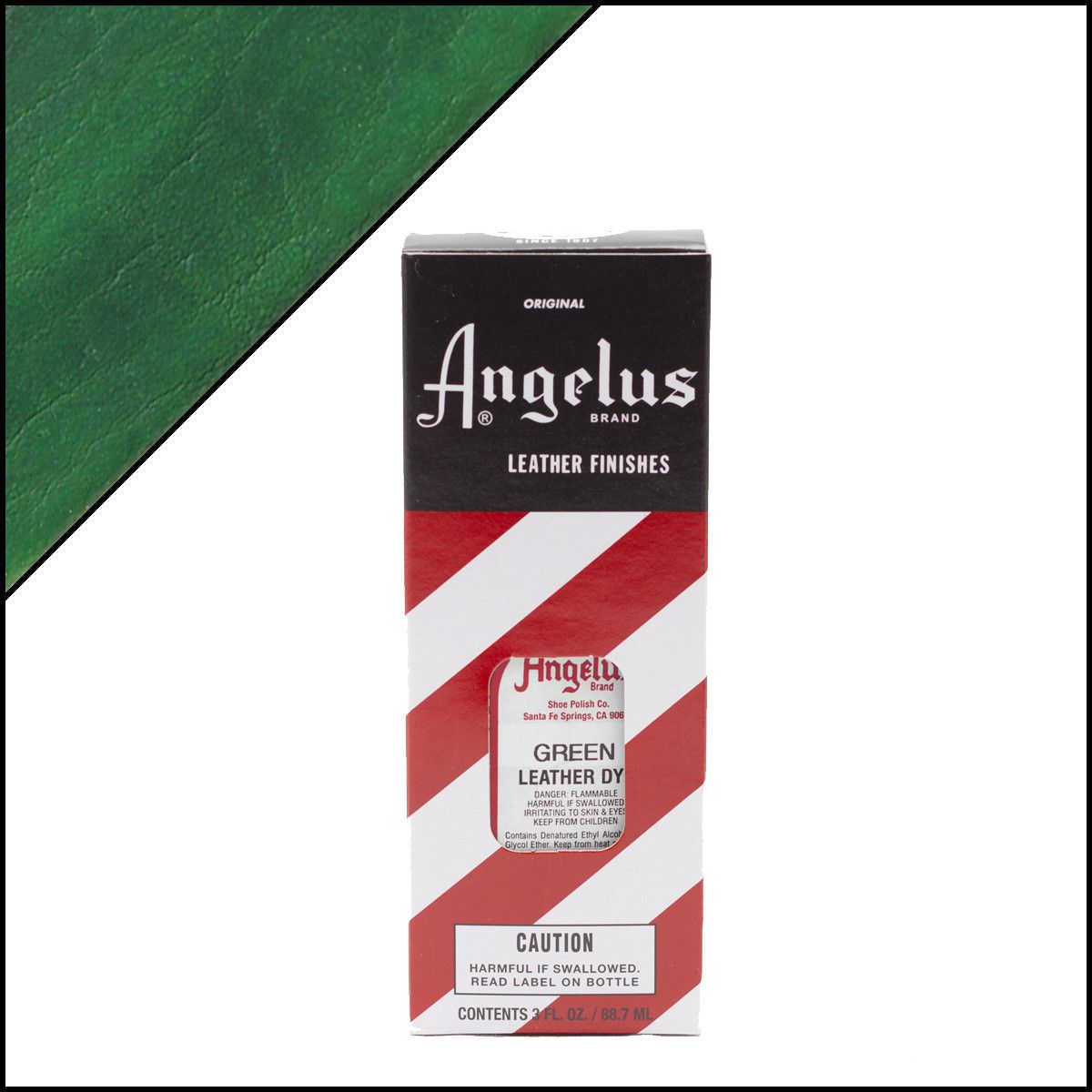 angelus green leather dye